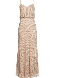 Adrianna Papell embellished Blouson gown